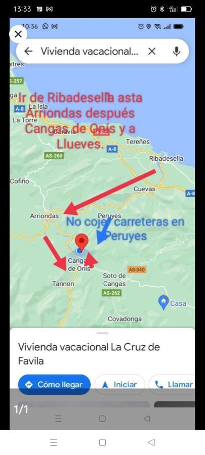Casa La Cruz A 2Km De Onís Dış mekan fotoğraf
